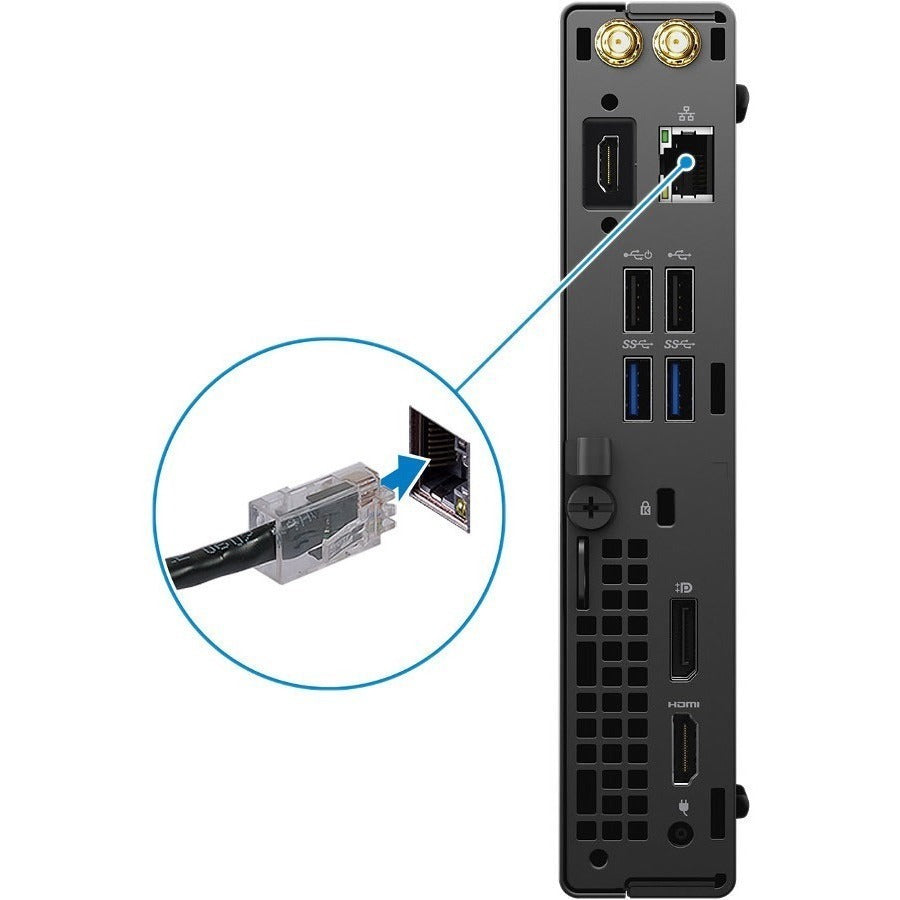 Dell OptiPlex 3000 3080 Desktop Computer - Intel Core i5 10th Gen i5-10500T - 8 GB - 256 GB SSD - Micro PC RHDRD