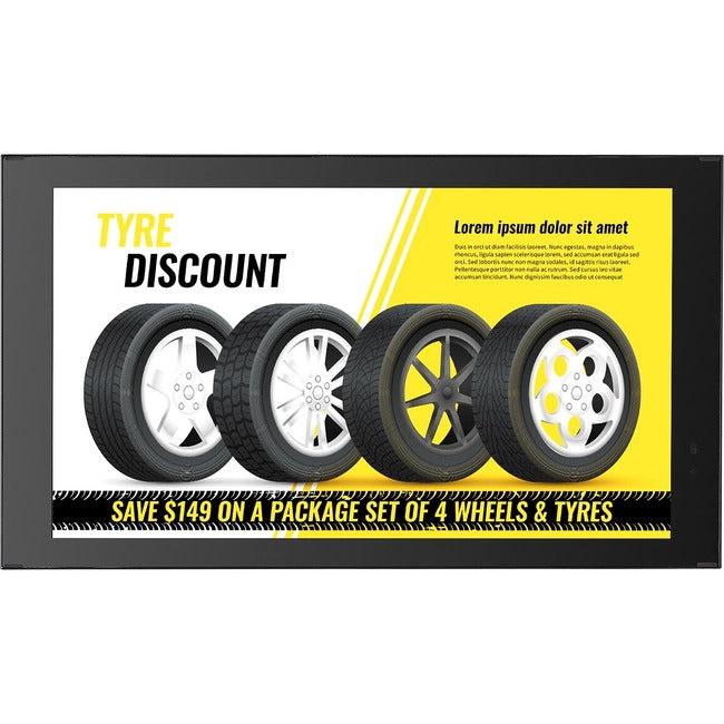 Outdoor Digital Signage Display - LG 22XE1J-B 1,500 Nits IP56 Weatherproof Solution | TecISoft