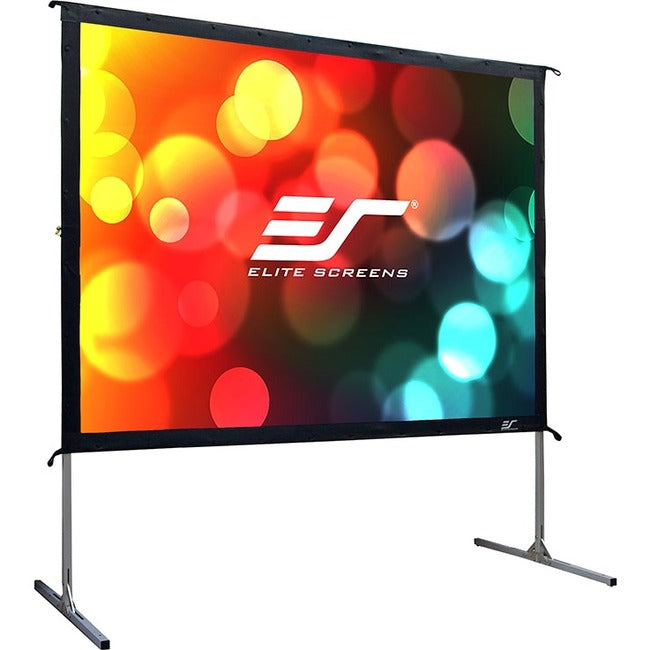 Outdoor Projection Screen 90" 16:9 - Folding-Frame Screen WraithVeil Rear | Tecisoft OMS90HR3