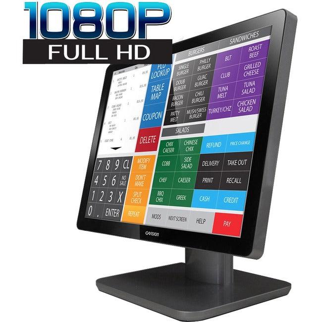 PCAP Touchscreen Monitor - 15.6" Desktop POS Touch Display | GVision D15ZD D15ZD-AV-45P0
