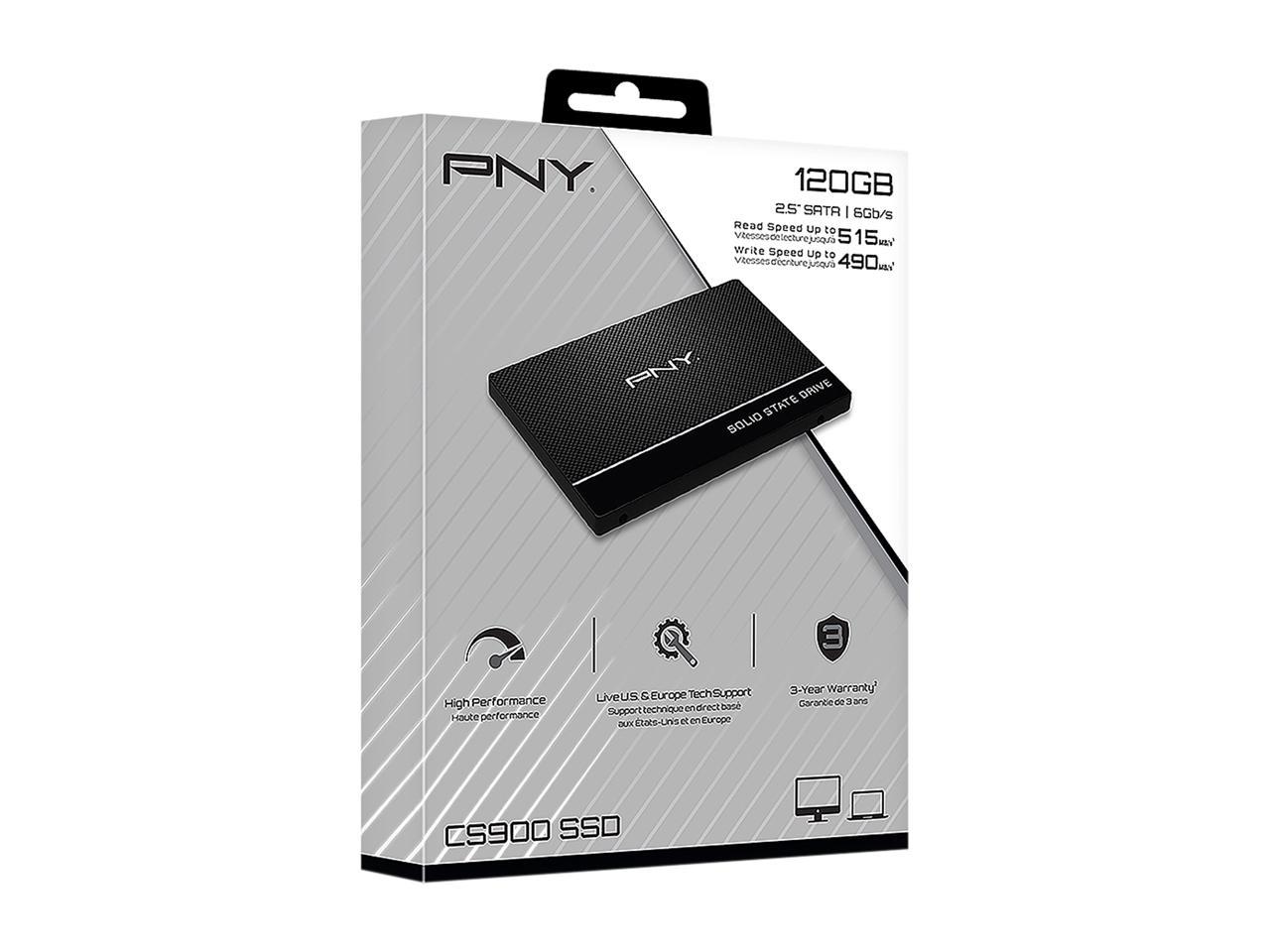 Pny Cs900 120Gb 2.5" Sata Iii Internal Solid State Drive (Ssd) - Ssd7Cs900-120-Rb