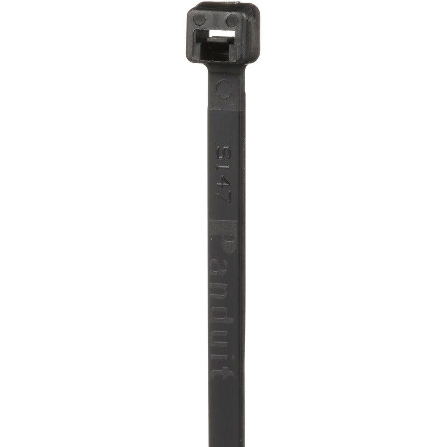 Panduit , 5.6"L (142Mm), Miniature, Weather Resistant, Black, 1000Pc Cable Tie Nylon