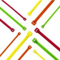 Panduit , 8.0"L (203Mm), Intermediate, Nylon, Fluorescent Green, 1000Pc Cable Tie