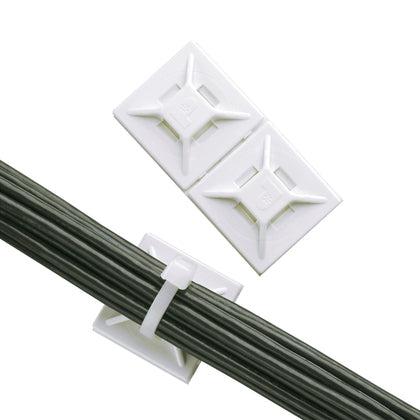 Panduit Abm3H-A-T Cable Tie Mount White Acrylonitrile Butadiene Styrene (Abs)