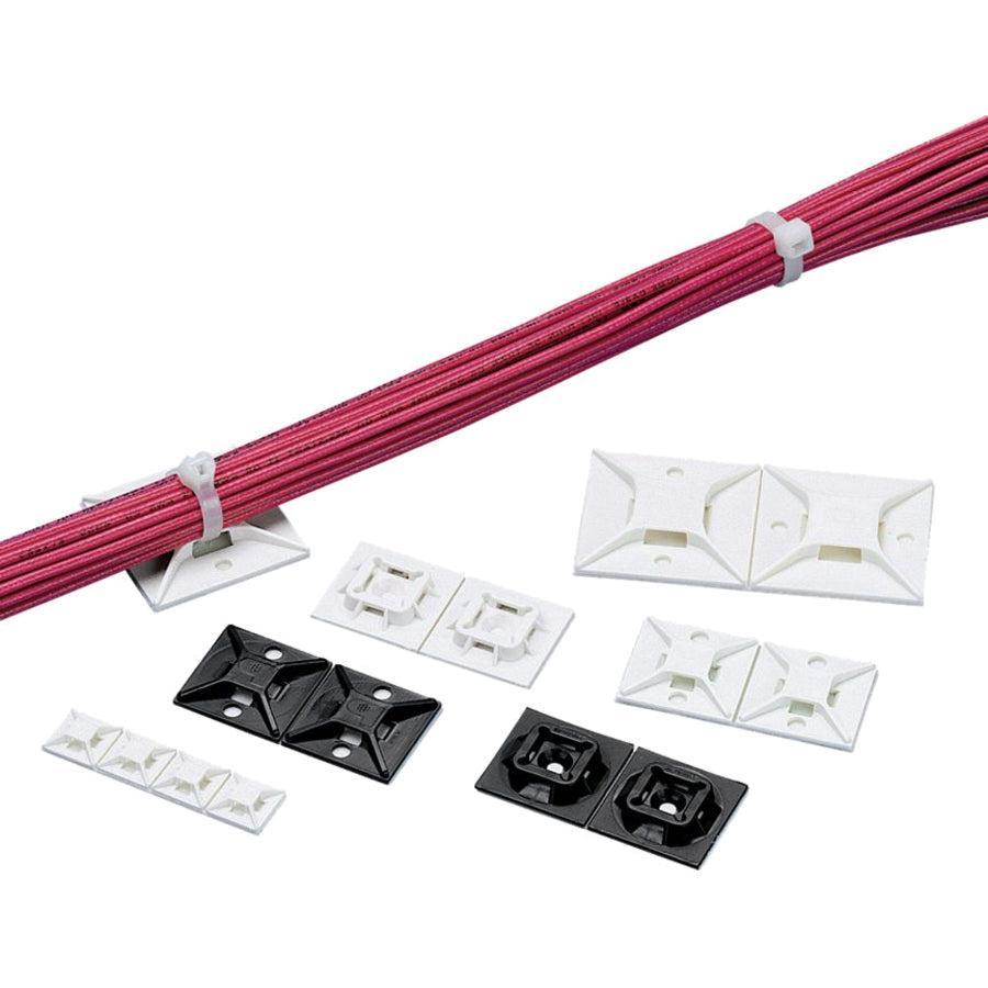 Panduit Abms-A-D Cable Tie Mount Transparent Nylon 500 Pc(S)