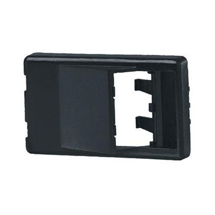 Panduit Cffpa2Wh Wall Plate/Switch Cover Black