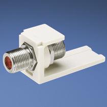 Panduit Coax Jack, F-Type, Off White
