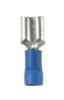 Panduit Dvf14-250-C Electronic Connector Cap Brass, Vinyl Blue 100 Pc(S)