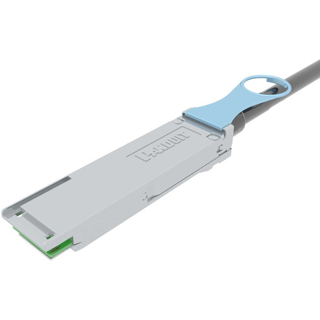 Panduit - Direct Attach Cable - Qsfp28 To Qsfp28 - 10 Ft - 0.2 In - Twinaxial - Sff-8431/Sff-8432/Sff-8472 - Black