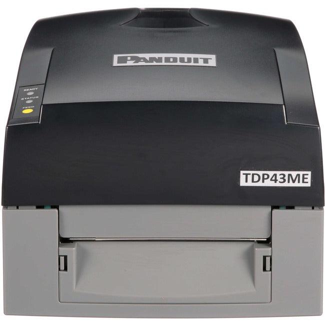 Panduit Easy-Mark Plus Desktop Thermal Transfer Printer - Monochrome - Label Print - Ethernet - USB - USB Host - Serial - Parallel - EU, UK, JP, Swiss - Black, Gray TDP43ME/E
