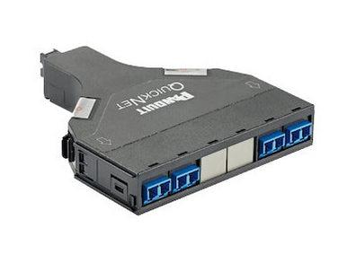 Panduit Fq3Xn-08-10A Fibre Optic Adapter Lc/Mpo Black