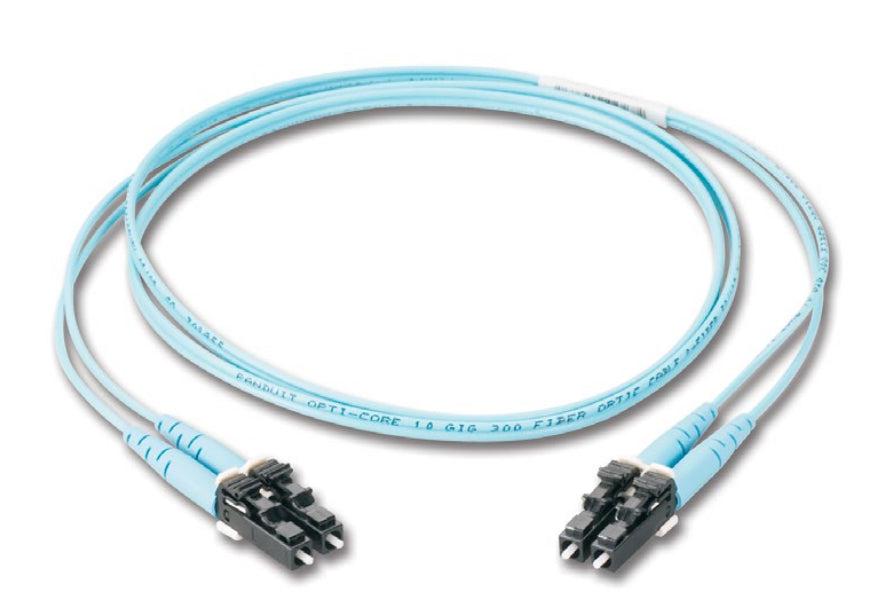 Panduit Fx2Ellnsnsnm030 Fibre Optic Cable 30 M Lc Sc Om3 Aqua Colour