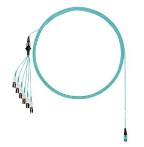 Panduit Fxtrl8Nqsonm006 Fibre Optic Cable 6 M Panmpo 12X Lc Om3 Aqua Colour