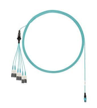 Panduit Fztrp8Nuhsnf092 Fibre Optic Cable 28.04 M Panmpo Lc Ofnp Om4 Aqua Colour