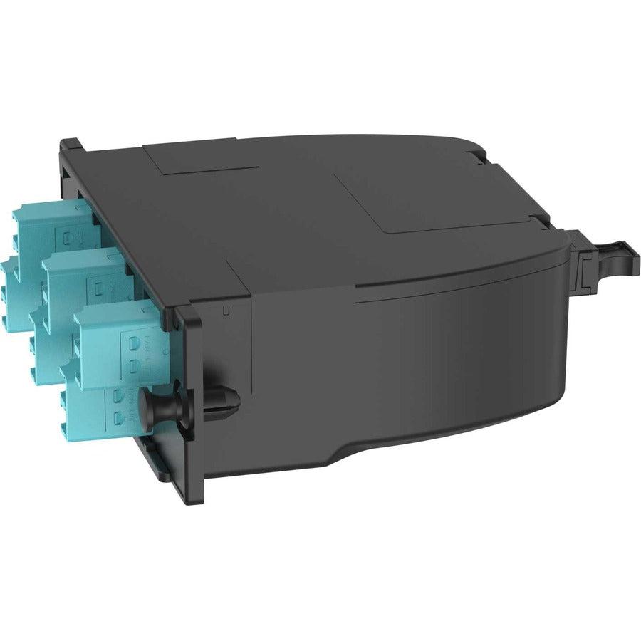 Panduit Fc2Xo-12-10U Fibre Optic Adapter Lc/Mpo 1 Pc(S) Aqua Colour, Black