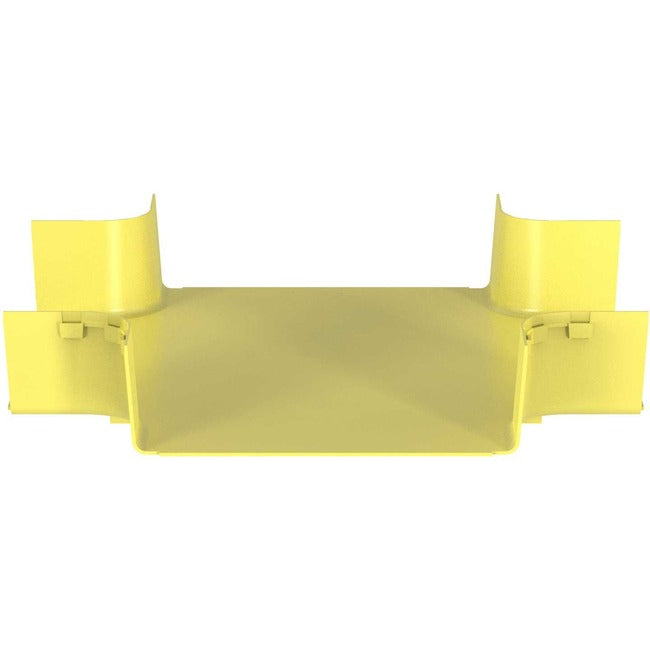 Panduit Fiberrunner&Reg; 4-Way Cross Fitting, 12X4, Yellow