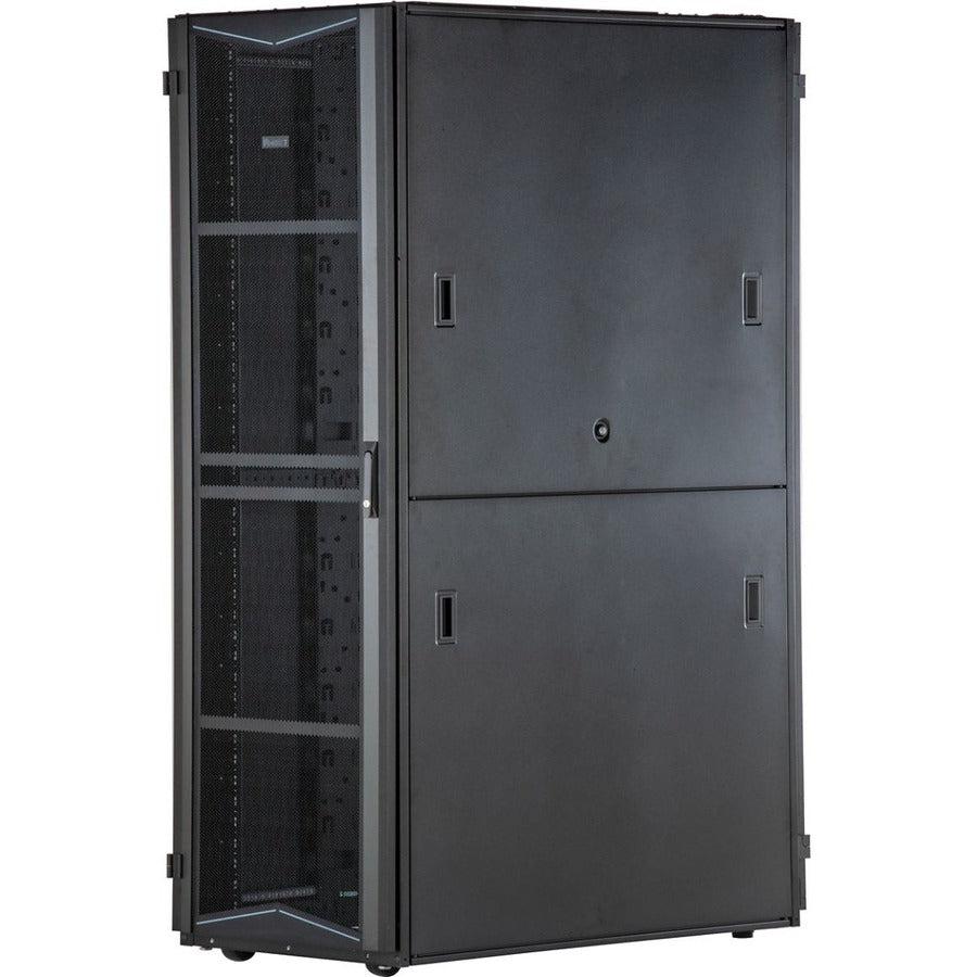 Panduit FlexFusion Cabinet, 700mm x 48RU x 1200mm, Black XG74822BS0001