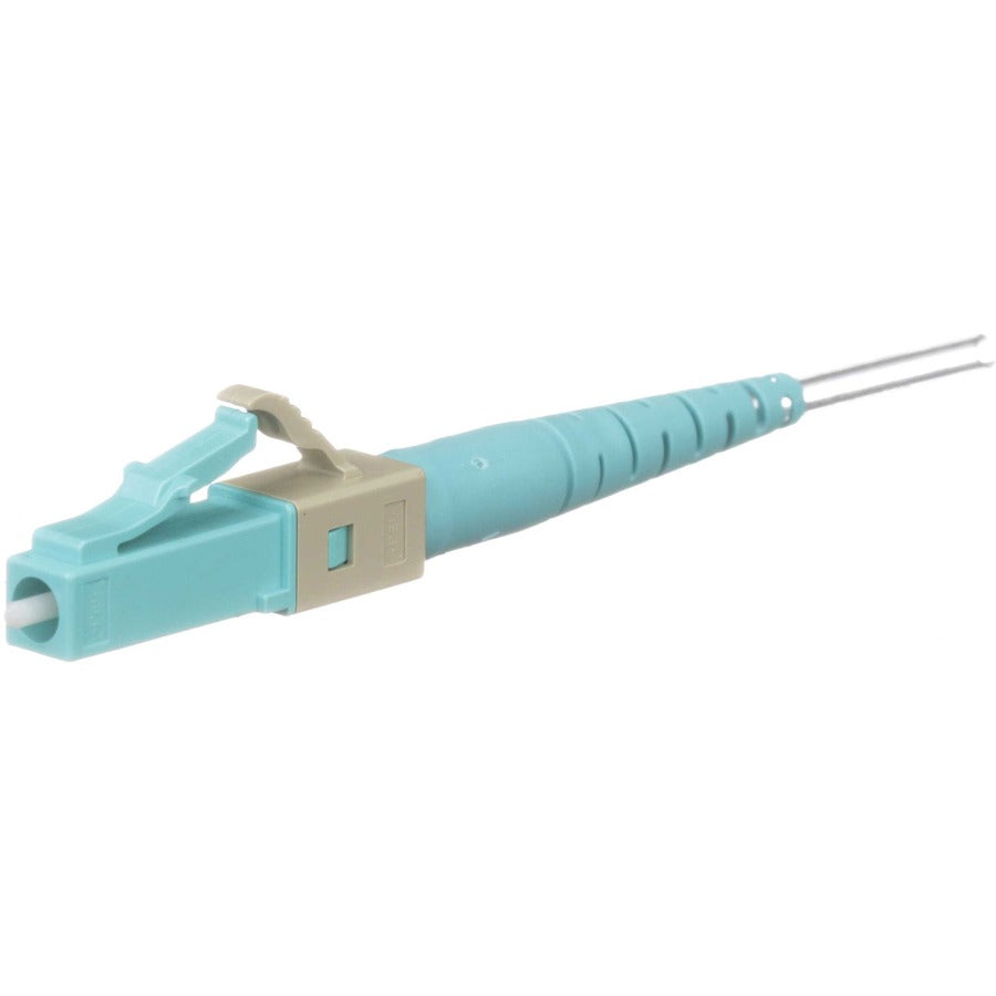 Panduit Fusion Splice LC Connector, OM3/OM4/OM5, Aqua FLCS2/9SOCPXAQ