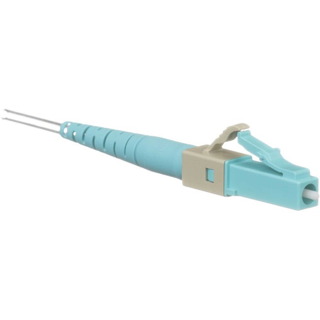 Panduit Fusion Splice LC Connector, OM3/OM4/OM5, Aqua FLCS2/9SOCPXAQ