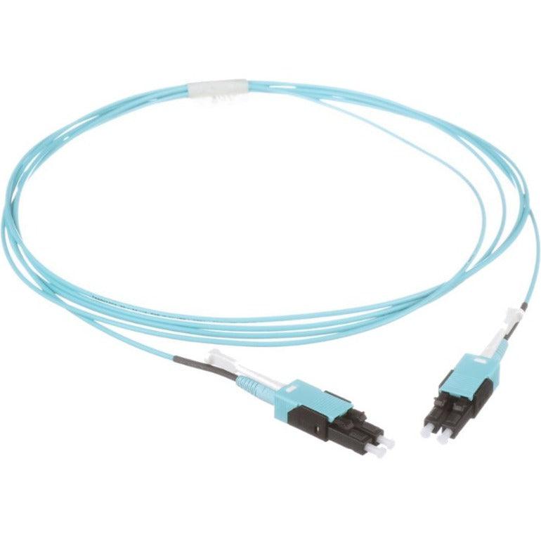 Panduit Fz2Rlununonm001 Fibre Optic Cable 1 M Lc Om4 Aqua Colour