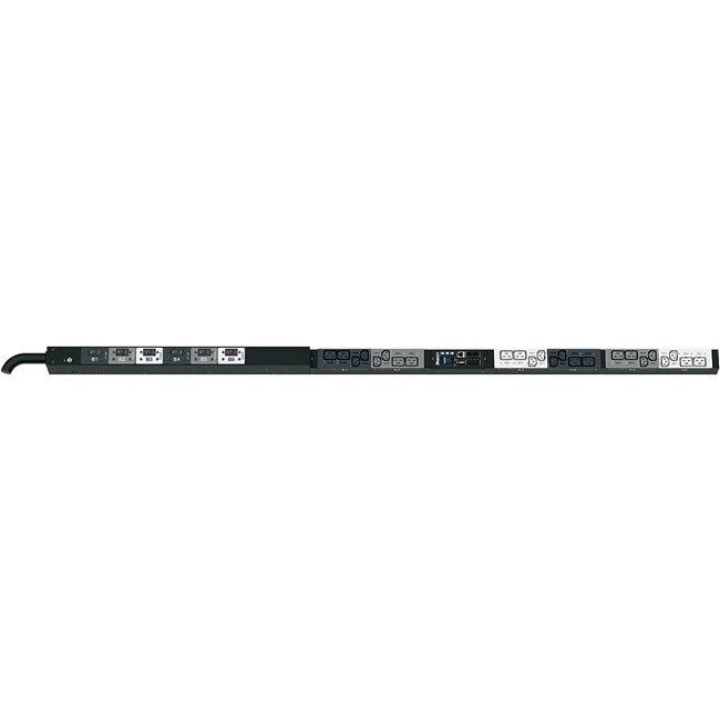 Panduit MS PDU P24E31M - 50AMP High-Density Power Distribution Unit with 12 C13 12 C19 Outlets