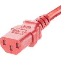 Panduit Npca04X Power Cable Red 1.83 M C14 Coupler C13 Coupler