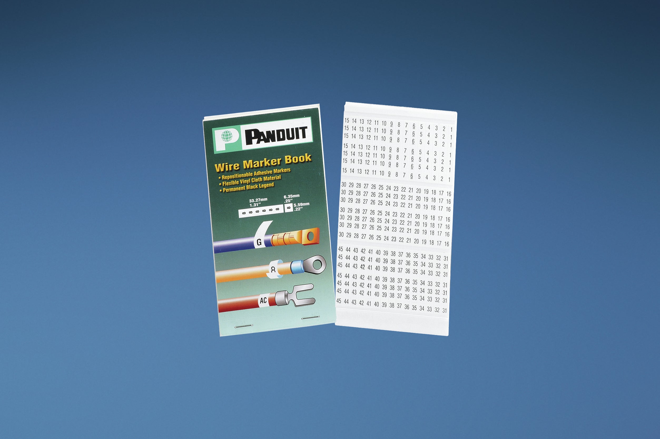 Panduit Pcmb-15 Self-Adhesive Label Black, White 11 Pc(S)