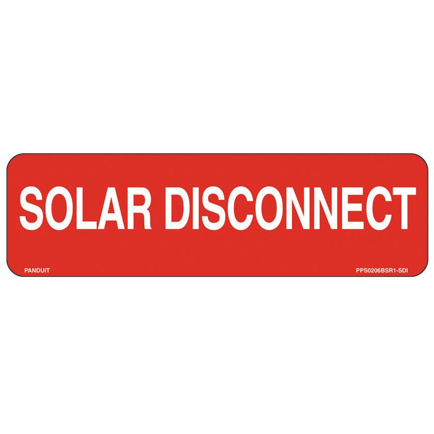 Panduit Pps0206Bsr1-Sdi Self-Adhesive Label Rectangle Red, White 50 Pc(S)