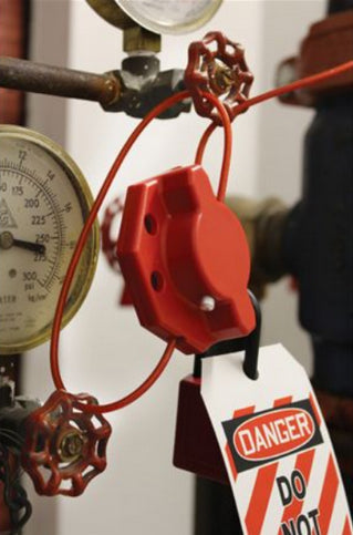 Panduit Psl-1017 Lockout Hasp/Padlock Red Polycarbonate