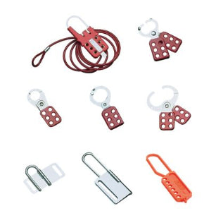 Panduit Psl-Hd3 Lockout Hasp/Padlock Red, Silver Steel