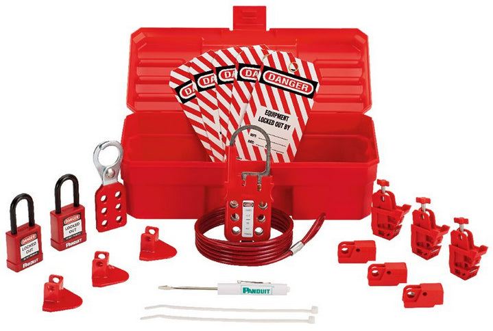 Panduit Psl-Kt-Conapx Lockout Hasp/Padlock Red