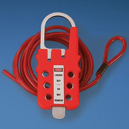 Panduit Psl-Mldh-X Lockout Hasp/Padlock Red