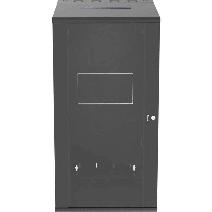 Panduit PanZone Wall Mount Cabinet with Windowed Door, 26 RU PZWMC2630W