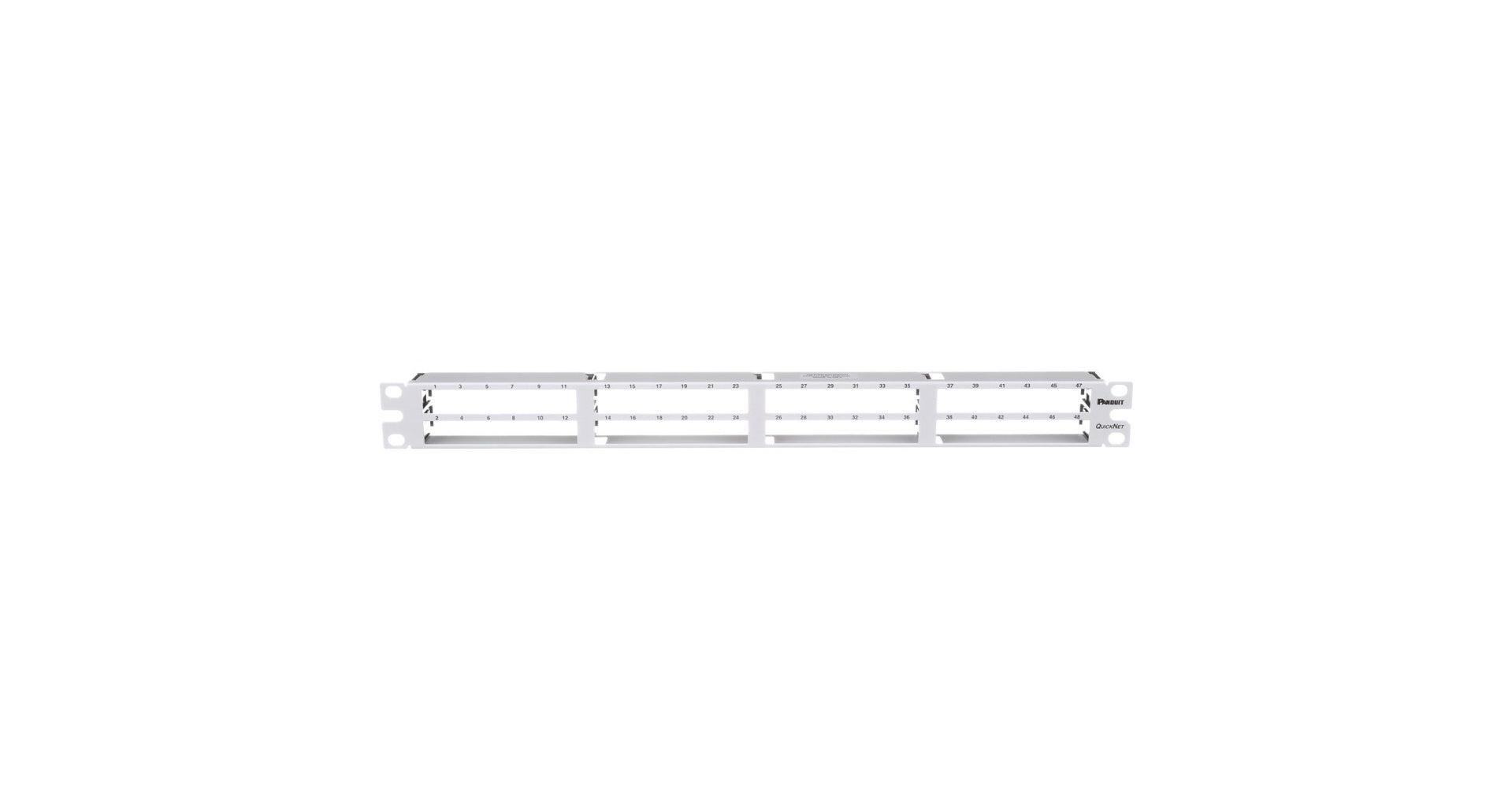 Panduit Qpp48Hdvnswh Patch Panel 1U