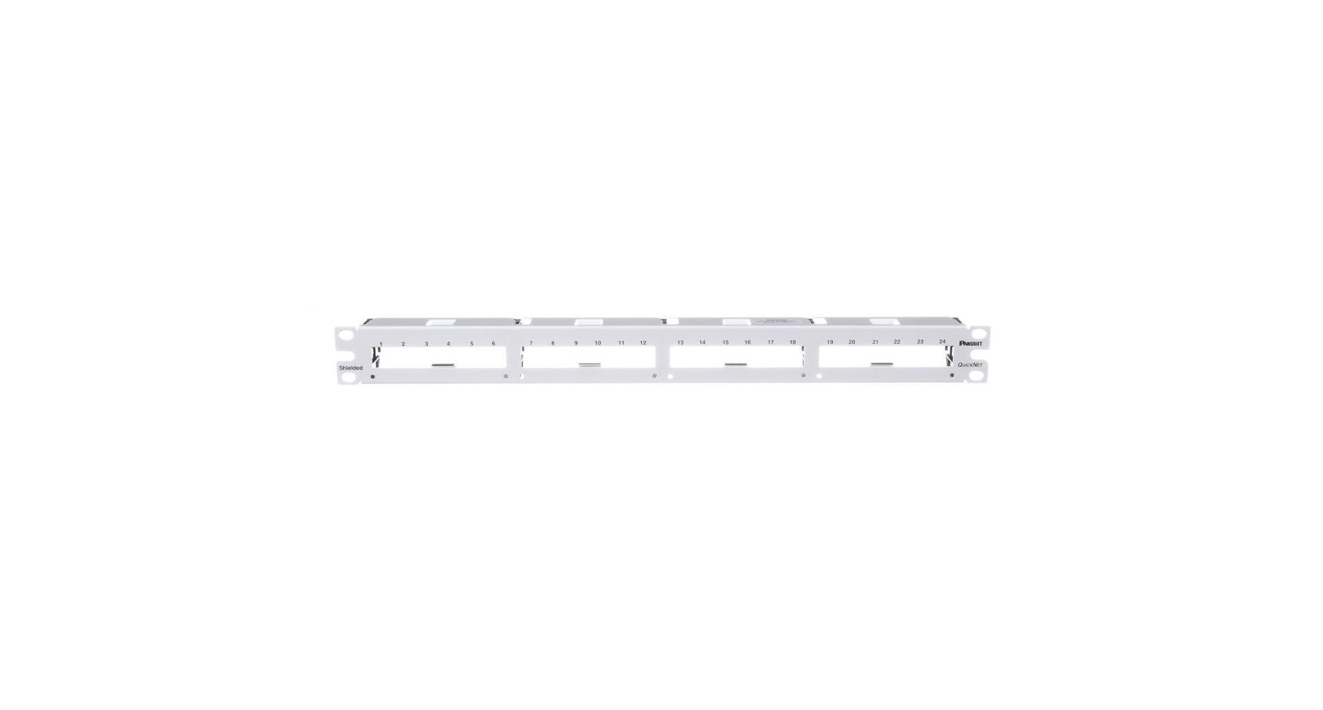 Panduit Qsp24Wh Patch Panel 1U