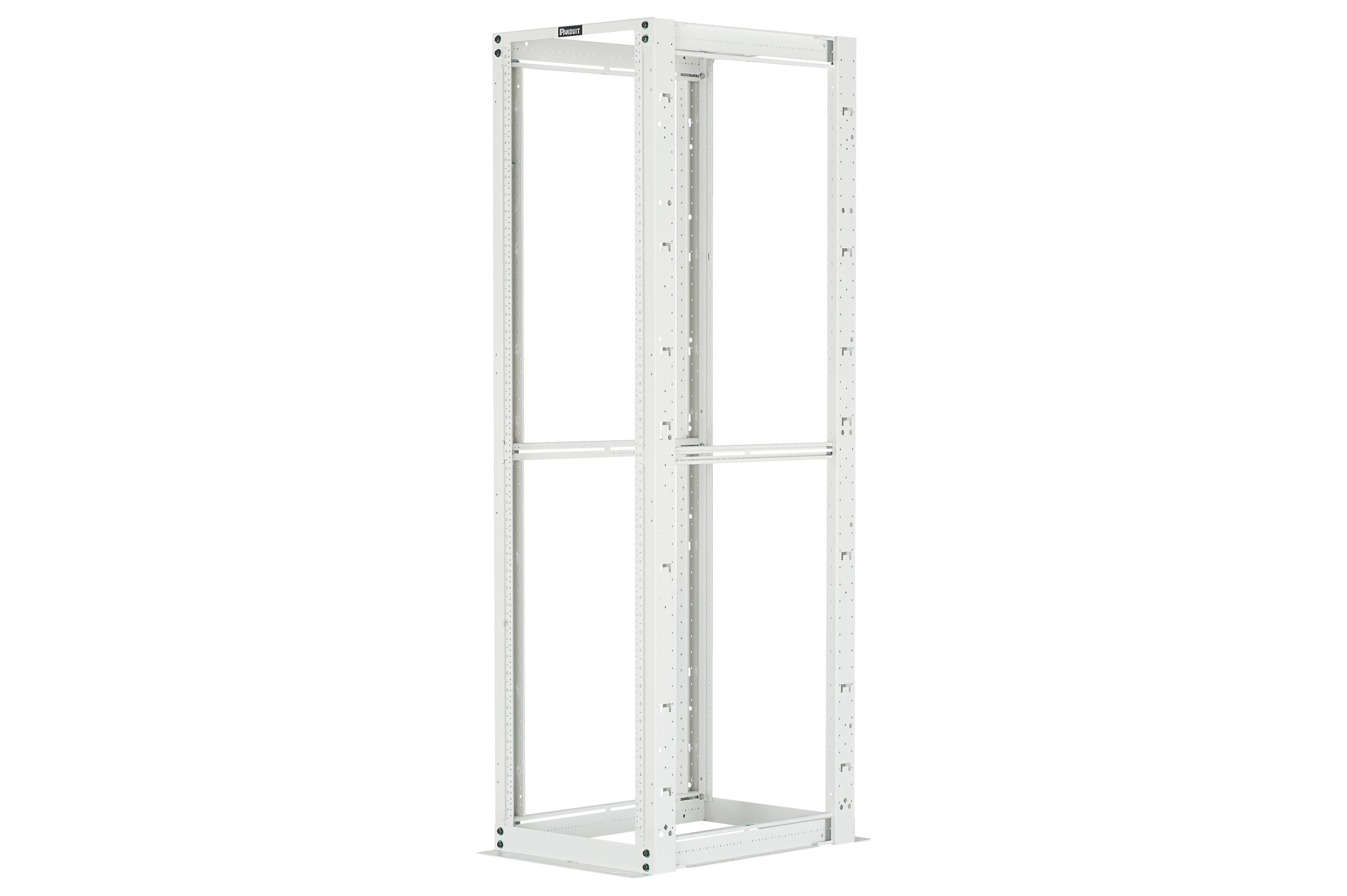 Panduit R4P3696WH Racks & Rack Cabinets 36 Deep 4 Post Rack 8 Foot, White