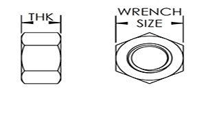Panduit Sbnut44-C Nut Hexagon Nut 100 Pc(S)
