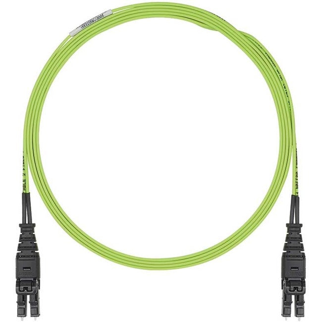 Panduit Signature Core - Patch Cable - Lc Multi-Mode (M) Push/Pull To Lc Multi-Mode (M) Push/Pull - 30 M - 0.1 In - Fiber Optic - Duplex - Om5+ - Ofnr - Plenum, Riser - Lime Green