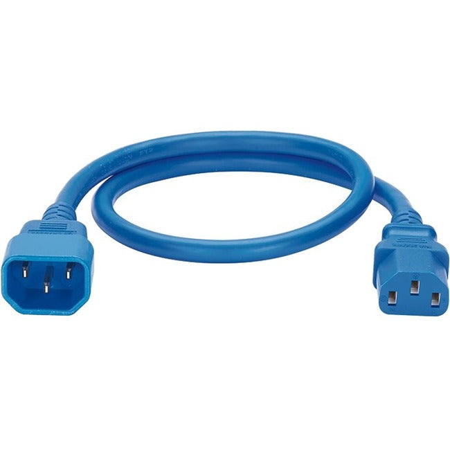 Panduit Smartzone G5 - Power Cable - Iec 60320 C14 Straight To Iec 60320 C13 Straight - Ac 250 V - 10 A - 4 Ft - Blue