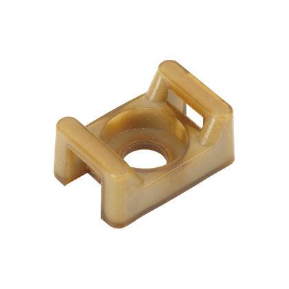 Panduit Tm2S8-C71 Cable Tie Mount Brown, Translucent Polyetheretherketone (Peek)