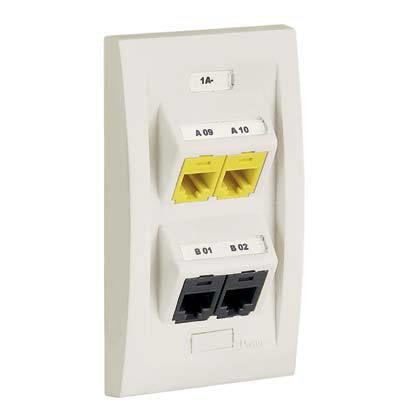 Panduit Uils8Bw Non-Adhesive Label 1 Pc(S) White Rectangle