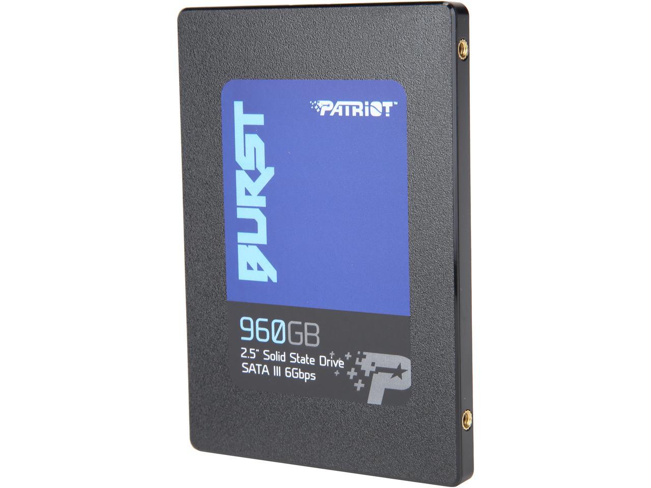 Patriot Burst 2.5" 960Gb Sata Iii Internal Solid State Drive (Ssd) Pbu960Gs25Ssdr
