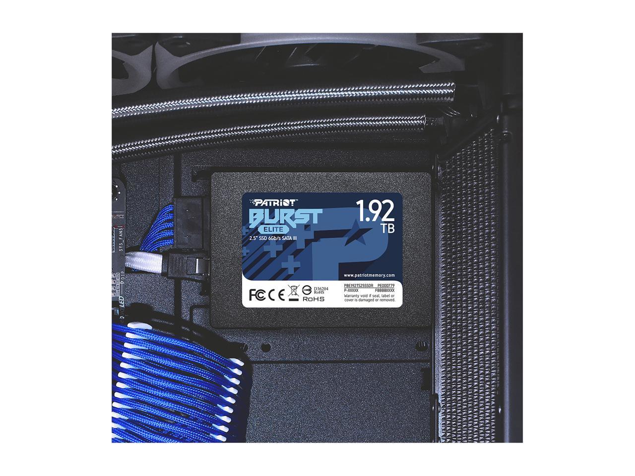 Patriot Burst Elite 2.5" 1.92Tb Sata Iii Internal Solid State Drive (Ssd) Pbe192Ts25Ssdr