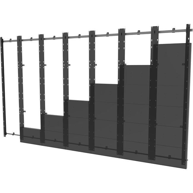 Peerless-Av Seamless Kitted Ds-Leda27-7X7 Mounting Frame For Video Wall, Led Display - Black, Silver