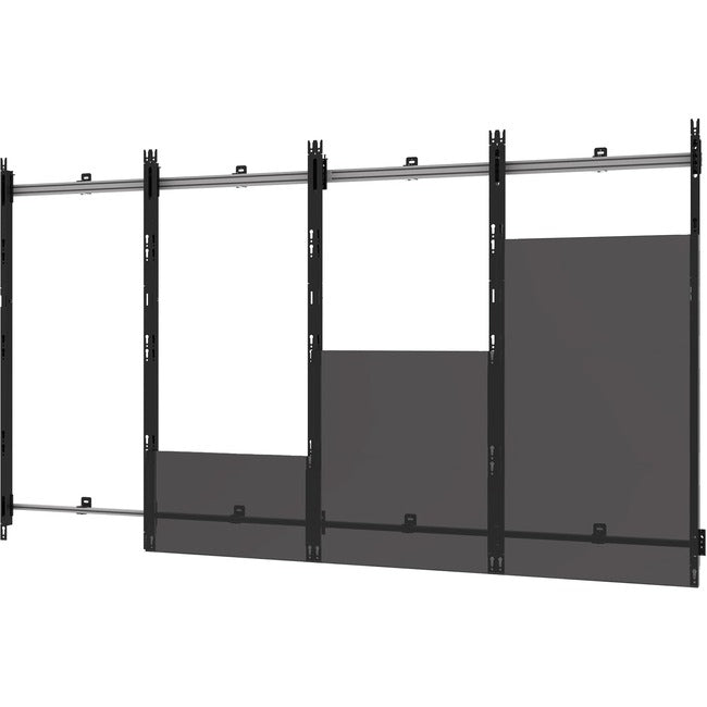 Peerless-Av Seamless Kitted Ds-Ledlsaa-4X4 Wall Mount For Led Display, Video Wall - Black, Silver