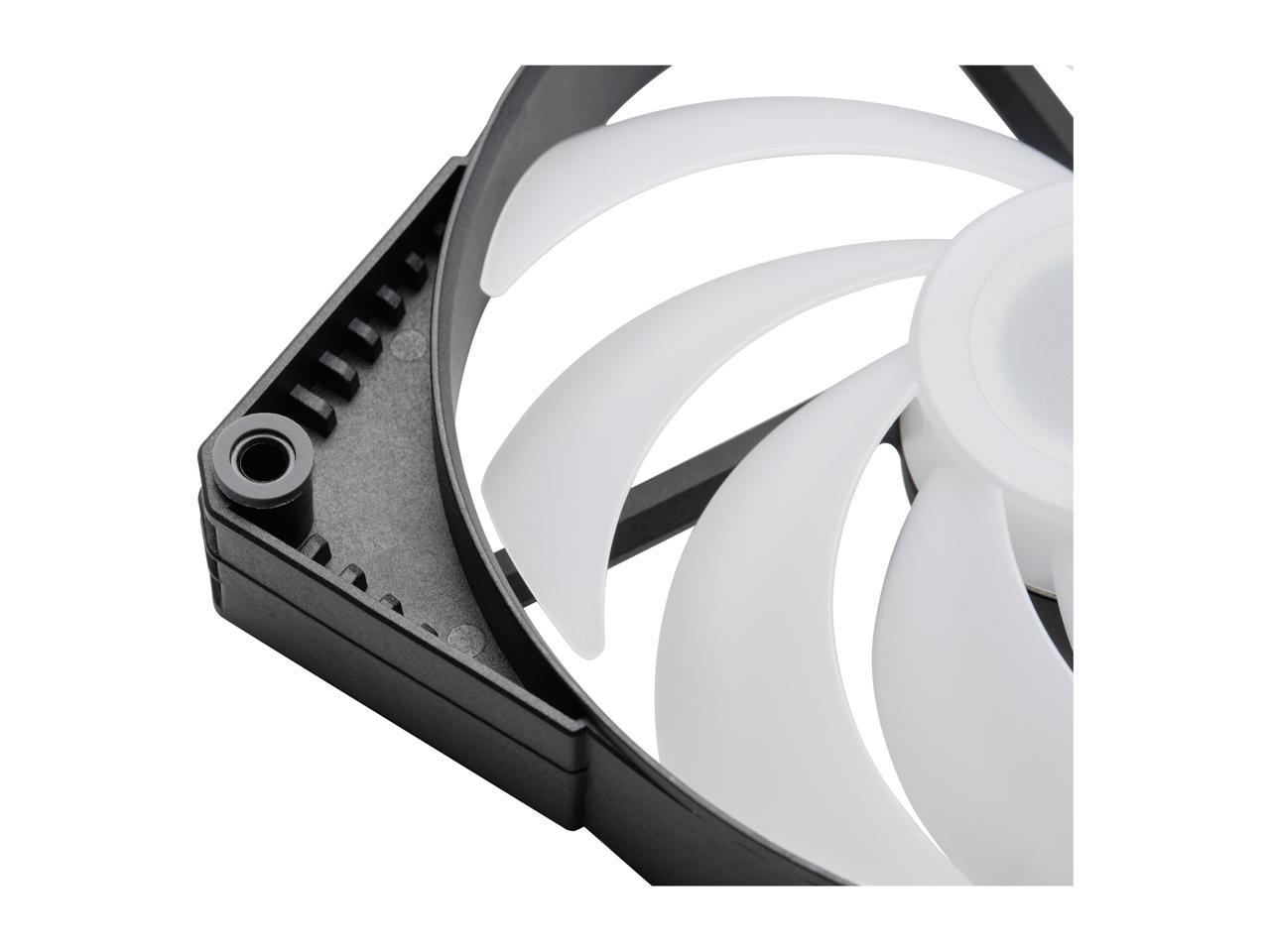 Phanteks Sk120 Drgb Pwm Fan - 120Mm Fan, High Airflow Nine-Blade Design, Digital Rgb Lighting, Rubber Dampening Washers - Black Single Pack