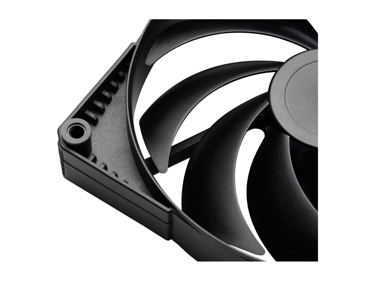 Phanteks Sk120 Pwm Fan - 120Mm Fan, High Airflow Nine-Blade Design, Rubber Dampening Washers - Black Non Led