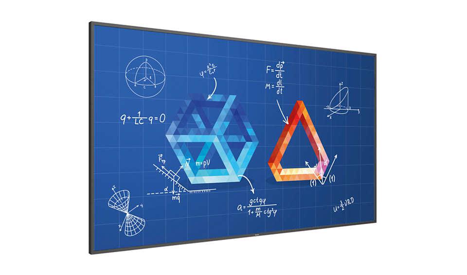 Philips Signage Solutions 65Bdl3552T/00 Signage Display Interactive Flat Panel 163.8 Cm (64.5") Va Wi-Fi 350 Cd/M² 4K Ultra Hd Black Touchscreen Built-In Processor Android 9.0