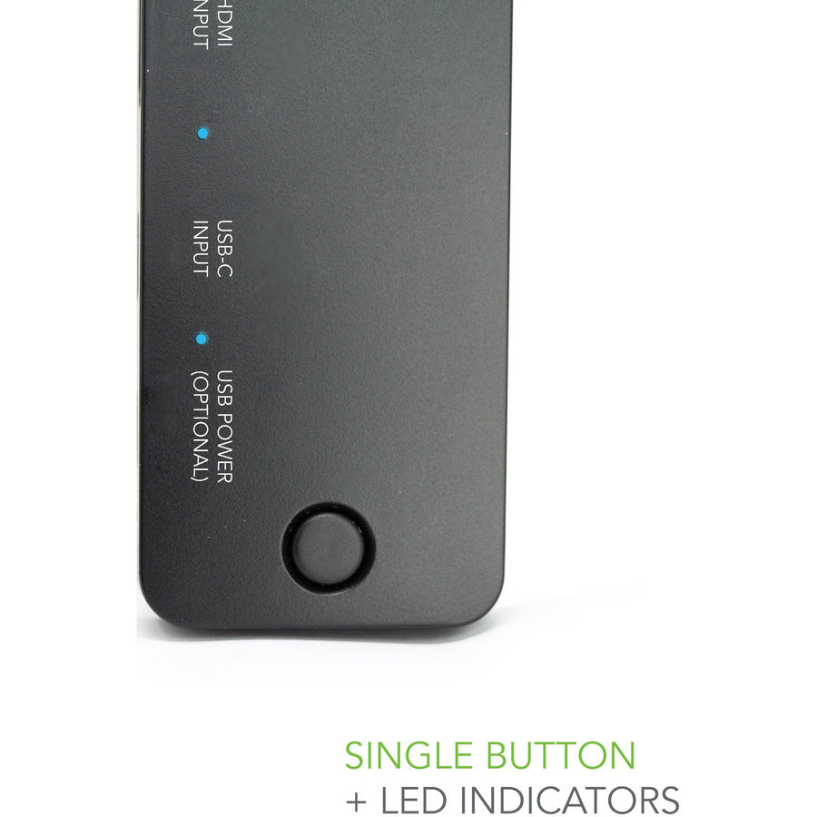 Plugable HDMI 2.0 and USB-C 3 Port Switch with 2 HDMI and 1 USB-C Inputs and Single HDMI 2.0 Output (Supports 2x HDMI 2.0 4K@60Hz Sources and 1x USB C or Thunderbolt 3 Source) HDMI-SC3