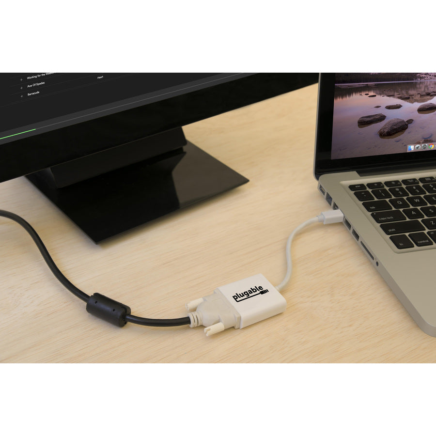 Plugable Mini DisplayPort (Thunderbolt 2) to DVI Adapter MDPM-DVIF